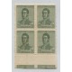 ARGENTINA 1920 GJ 499 CUADRO DE ESTAMPILLAS NUEVAS CON GOMA SAN MARTIN CON VARIEDAD IMPRESIÓN EN EL BORDE DE LA HOJA ( LOS SELLOS YA MARCAN u$ 28 )